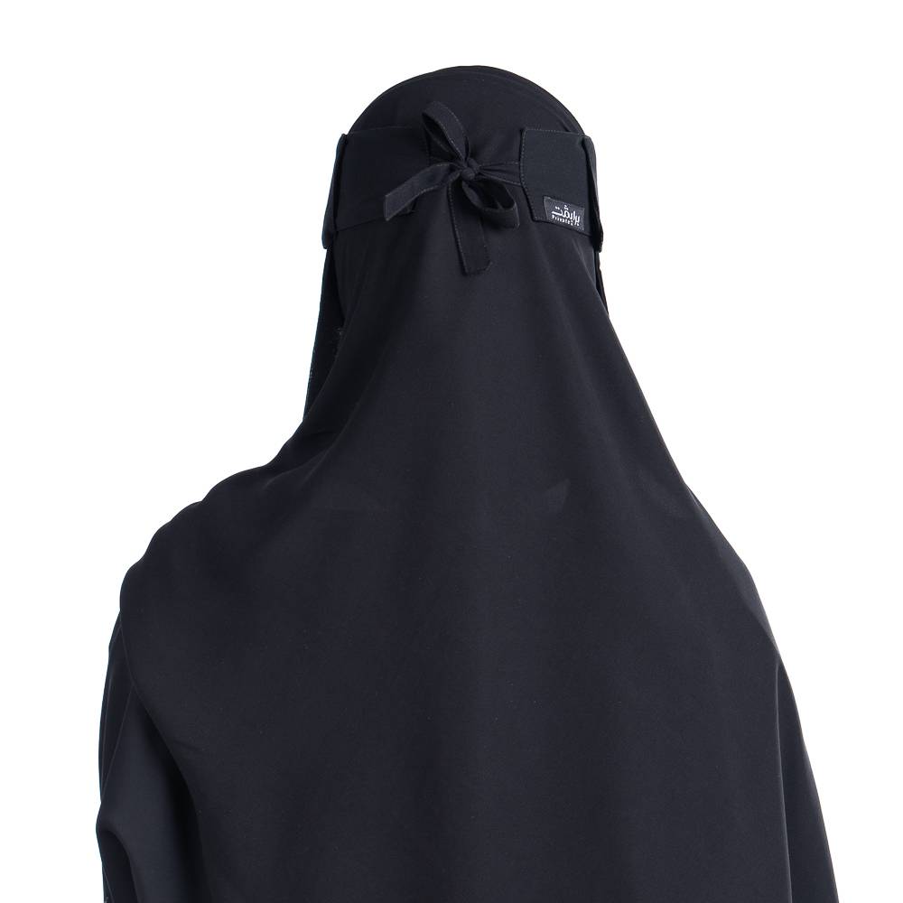 نقاب برايفت طويل إسلامي خط واحد